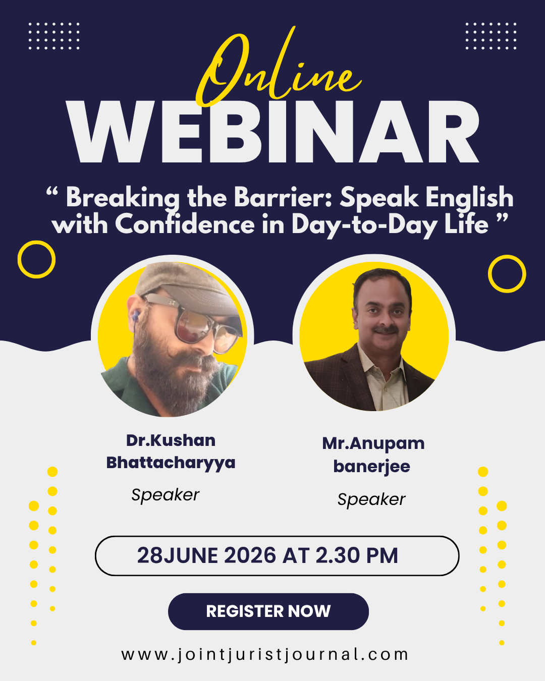 Grey and Yellow Modern Geometric Online Business Webinar Instagram Post (1)